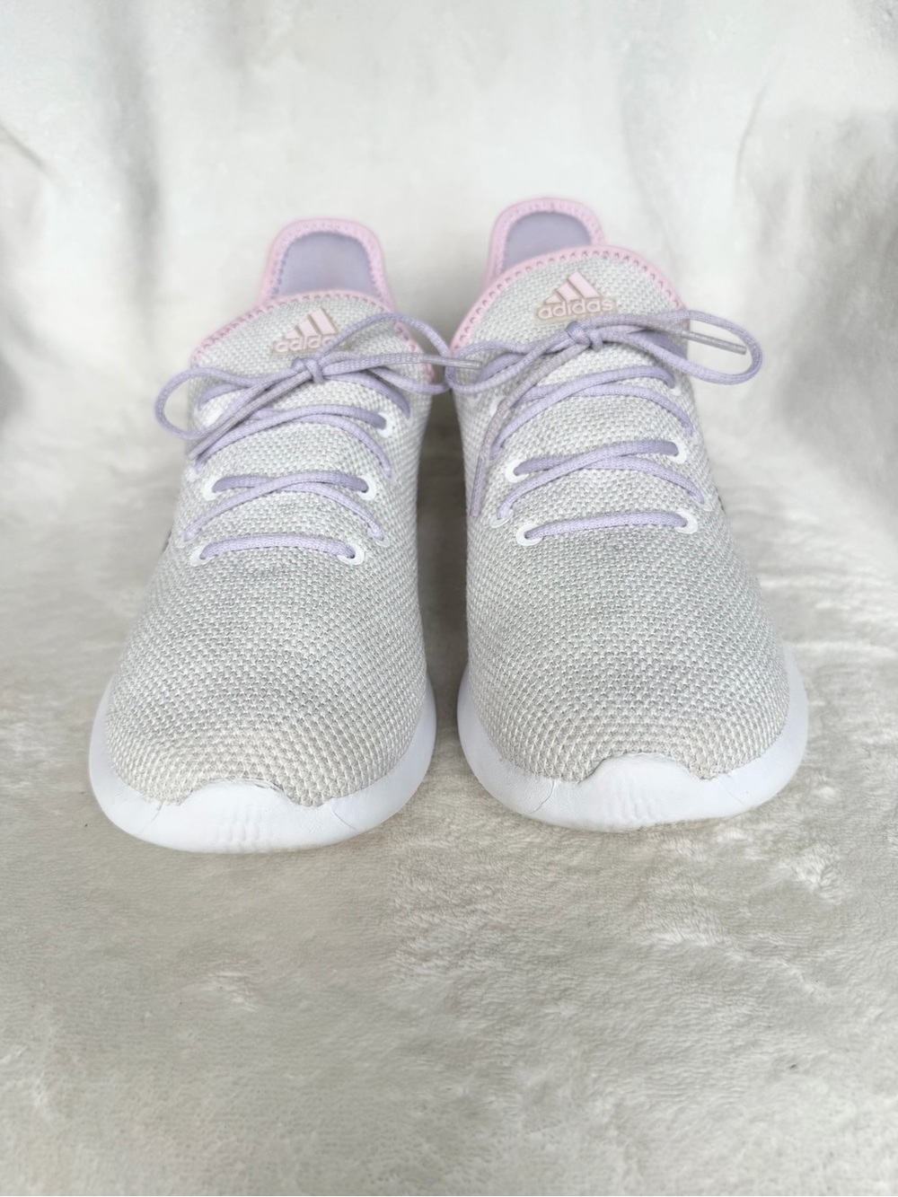 Adidas Women's Cloudfoam Pure Sneaker, White Size 7 - Picture 4 of 12